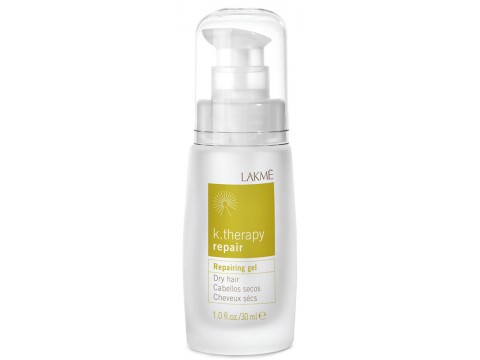 Lakme atstatomasis gelis K.Therapy Repair Gel sausiems plaukams 30ml